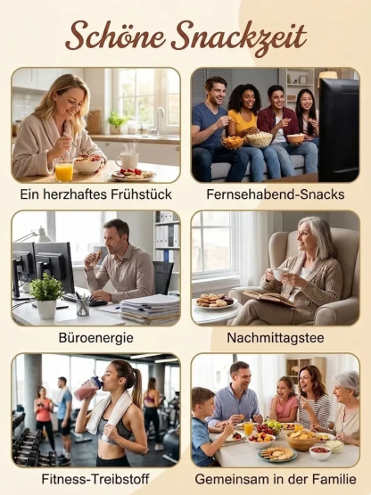 【1 kaufen, 3 erhalten】Feigen-Nuss-Kuchen: Außen knusprig, innen saftig & aromatisch