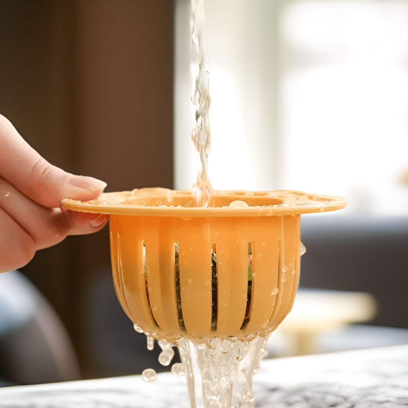 Praktyczny filtr do zlewu zapobiegający zapychaniu