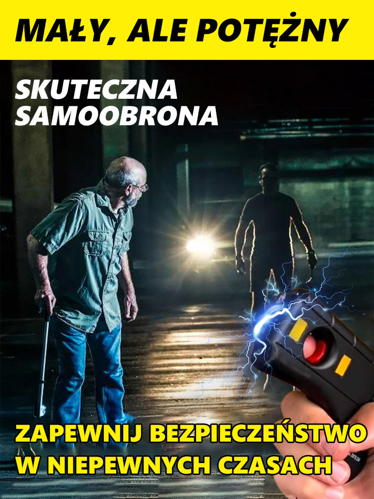 Przenośny paralizator łukowy do samoobrony