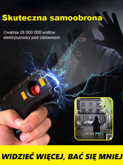 Przenośny paralizator łukowy do samoobrony