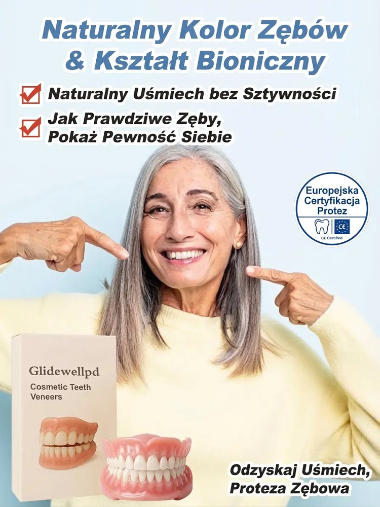 Premium protezy zębowe: niewidoczne i stabilne! Założysz w 1 sekundę. Sprawdź komfort!