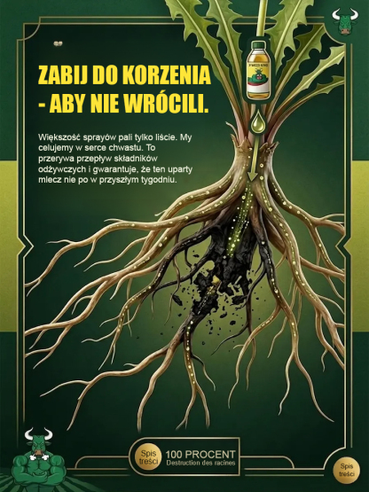 ✅👍Najlepszy profesjonalny koncentrat środka chwastobójczego: 1 nakrętka wystarcza na 1000 m² – widoczne po 3 godzinach i potrójna gwarancja zwrotu pieniędzy!