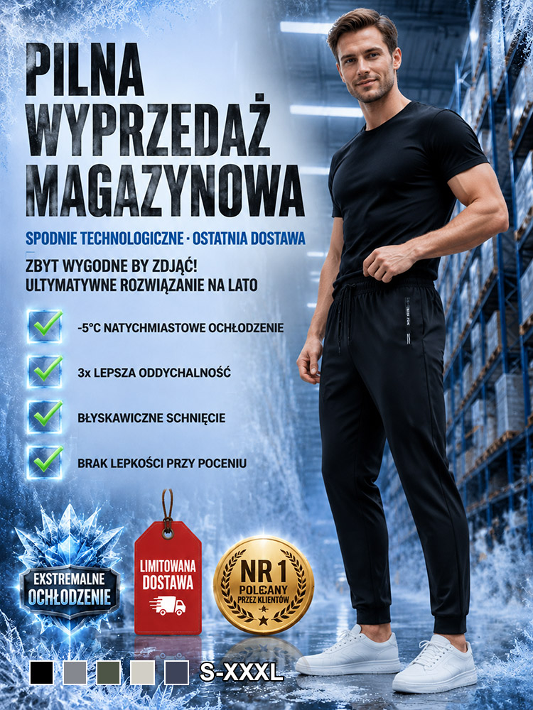 Męskie letnie lekkie spodnie z jedwabiu lodowego丨Zjedź o 10°C w dół! Spodnie jak klimatyzacja丨Odpowiednie dla każdego typu sylwetki