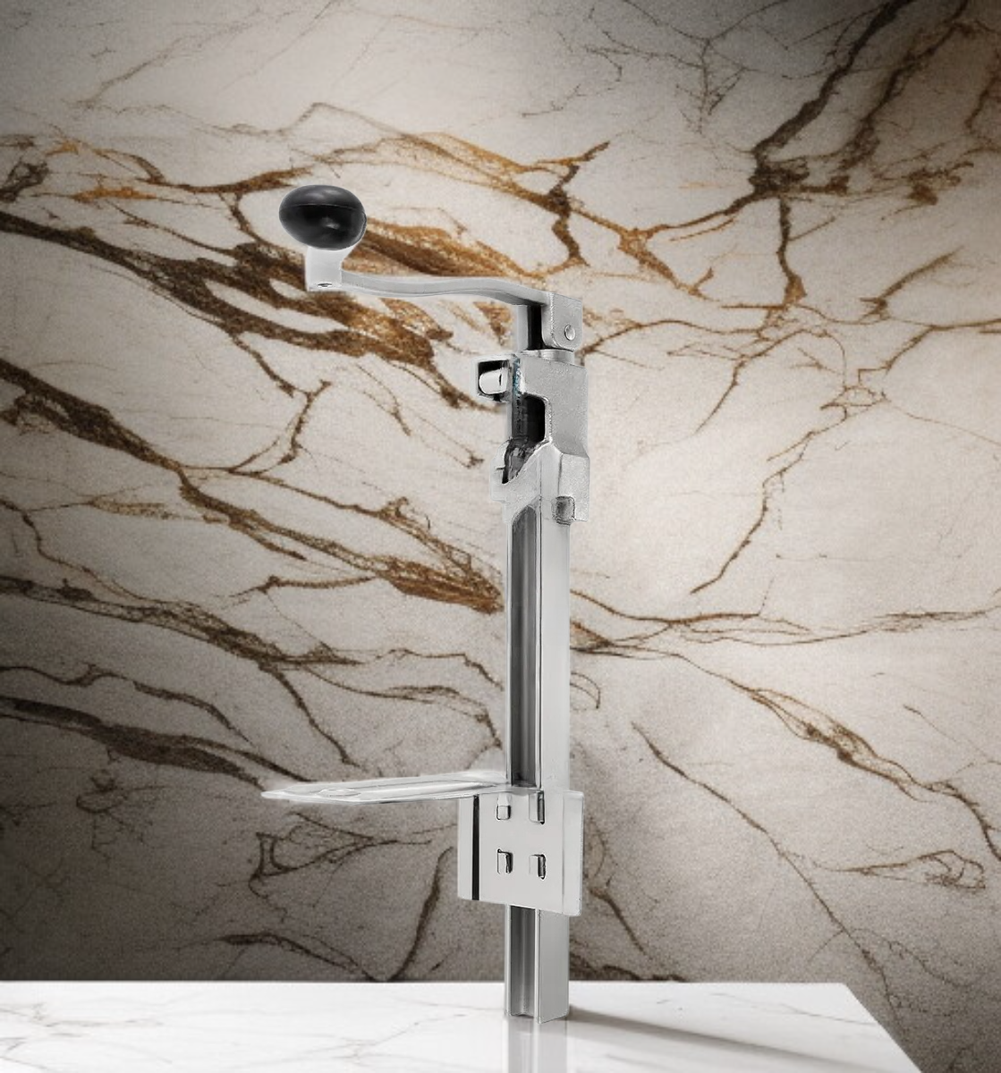 Stylowy otwieracz do puszek z żelazną skórą