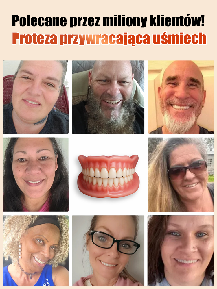 【W zestawie przenośne etui stomatologiczne】Odzyskaj uśmiech dzięki protezie