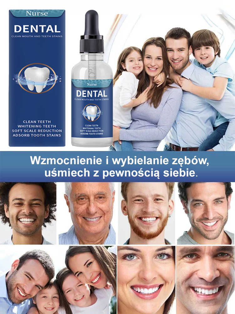 🦷 Krople do pielęgnacji zębów – naprawa, rozjaśnianie i regeneracja zębów!