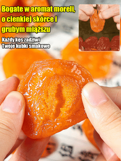 Suszone złote morele bez pestek - naturalna przekąska owocowa