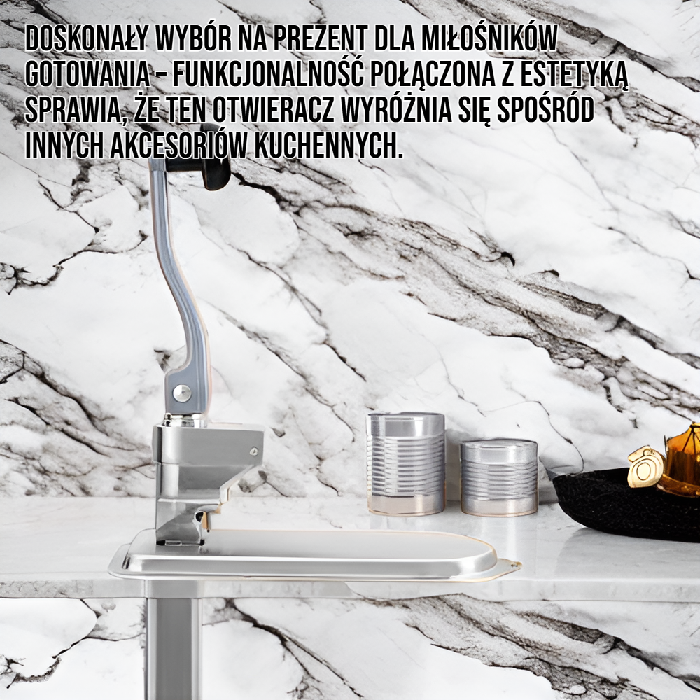 Wytrzymały desktopowy otwieracz do puszek