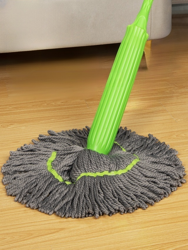 Samoskręcający się mop obrotowy z włókna bambusowego