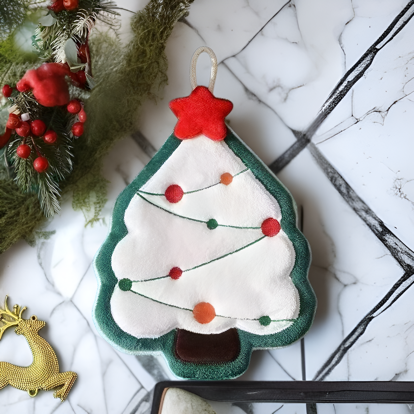 Ręcznik z motywem Bożego Narodzenia