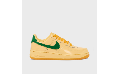    New Sold Out Nithtke Wmns Air Force 1 Low Patent Leather "Topaz Gold"