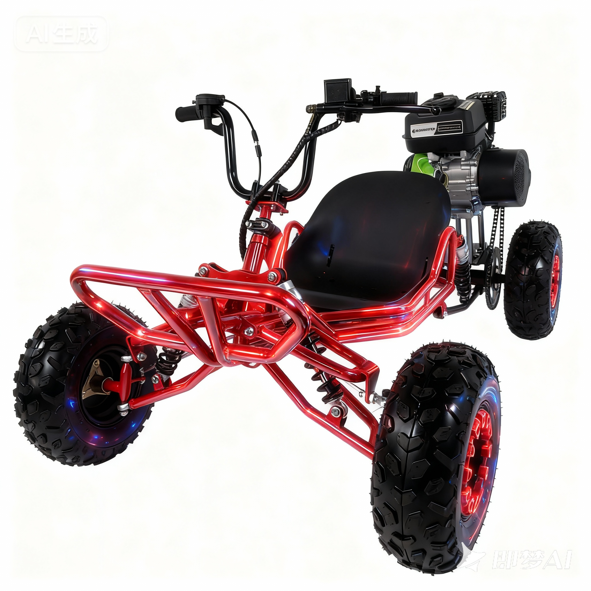 Zyliathor 212cc 4-Stroke Gas Off-Road Go Kart for Teens & Adults,