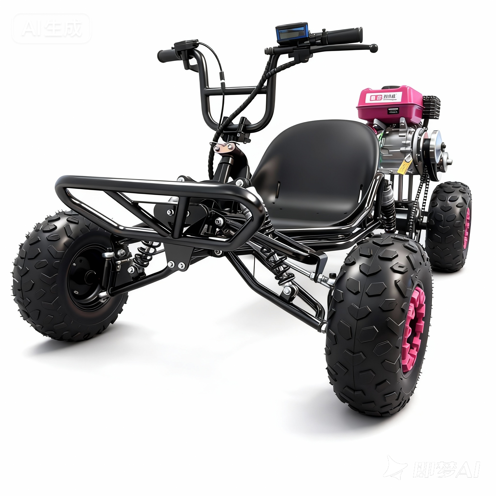 Zyliathor 212cc 4-Stroke Gas Off-Road Go Kart for Teens & Adults,