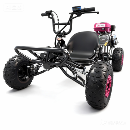 Zyliathor 212cc 4-Stroke Gas Off-Road Go Kart for Teens & Adults,