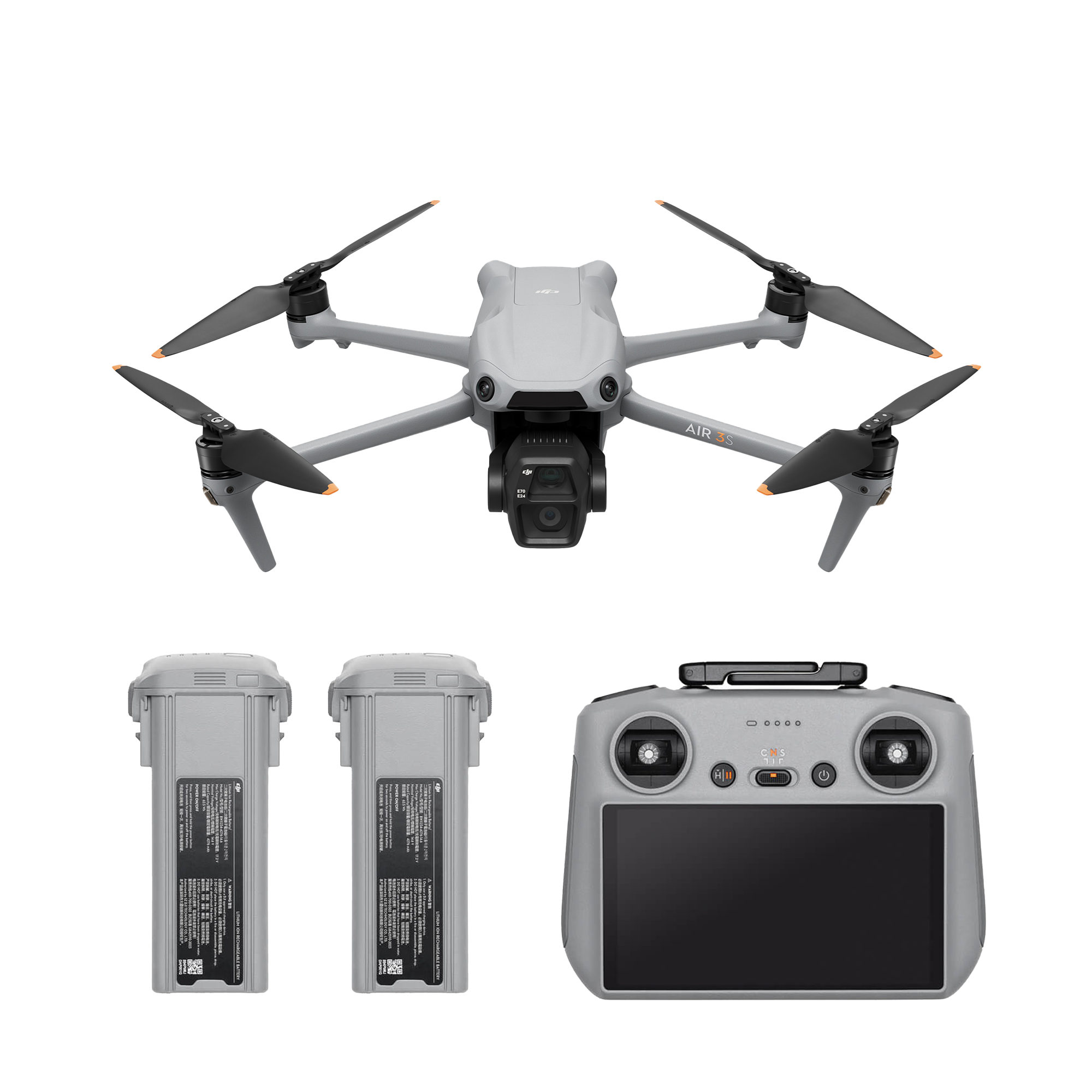 DthtJI Air 3S Drone Fly More Combo with DthtJI RC 2 Remote Controller