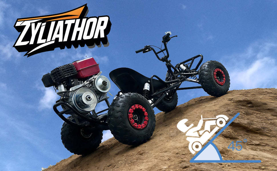 Zyliathor 212cc 4-Stroke Gas Off-Road Go Kart for Teens & Adults,