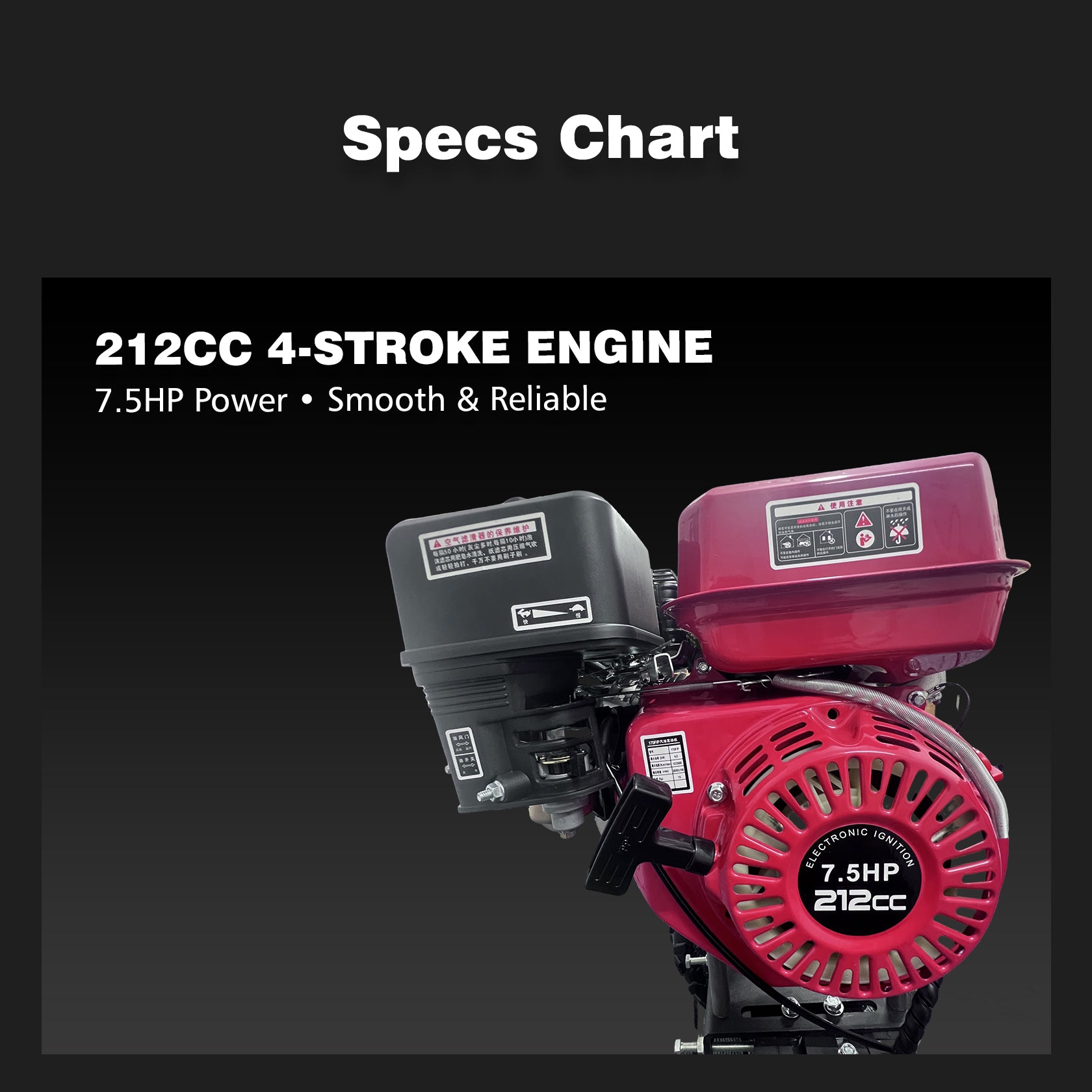 Zyliathor 212cc 4-Stroke Gas Off-Road Go Kart for Teens & Adults,