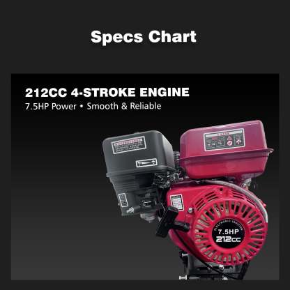 Zyliathor 212cc 4-Stroke Gas Off-Road Go Kart for Teens & Adults,