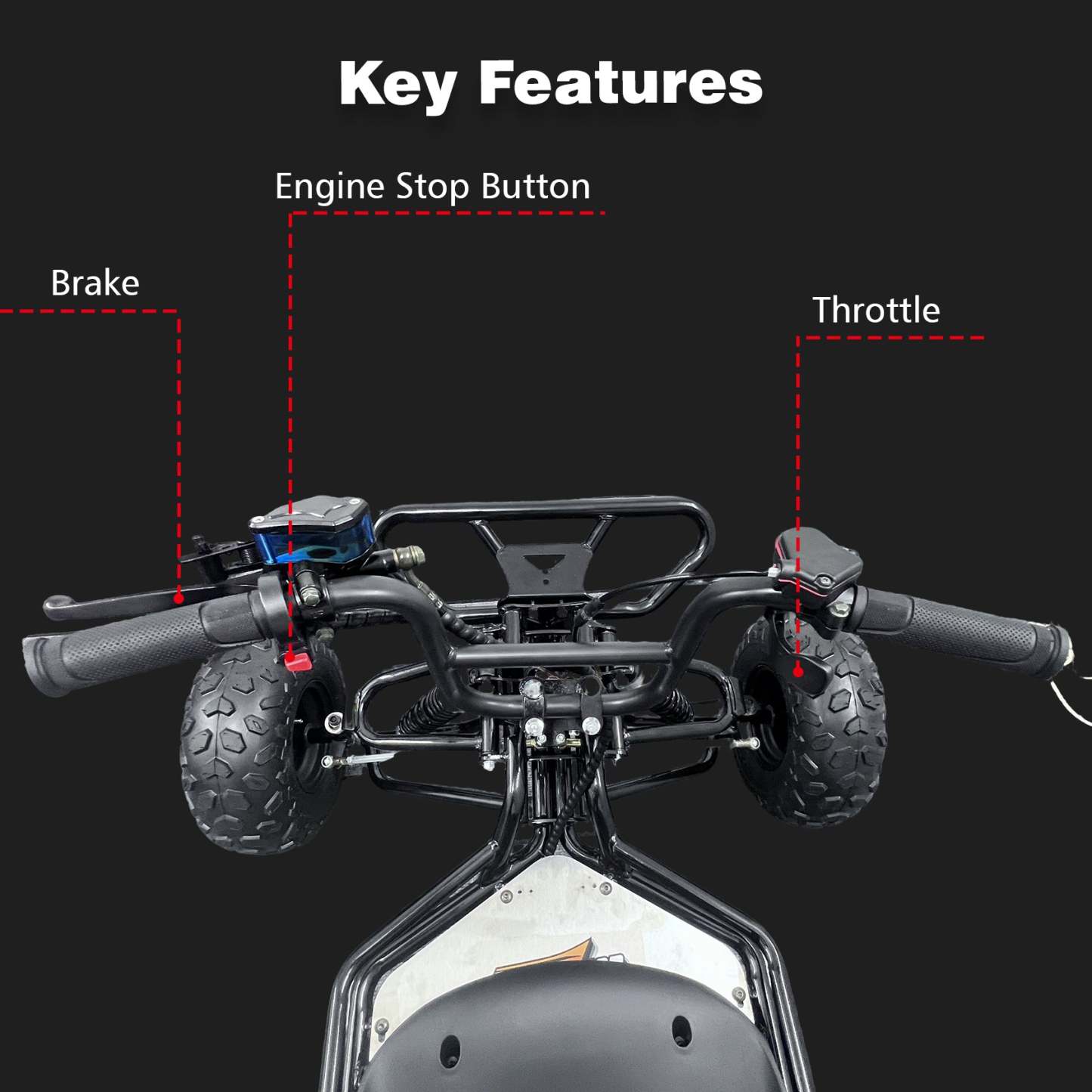 Zyliathor 212cc 4-Stroke Gas Off-Road Go Kart for Teens & Adults,