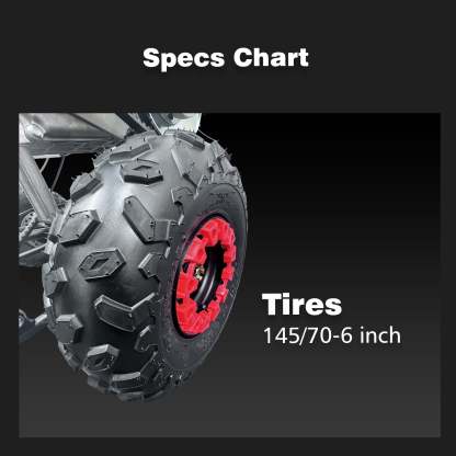 Zyliathor 212cc 4-Stroke Gas Off-Road Go Kart for Teens & Adults,