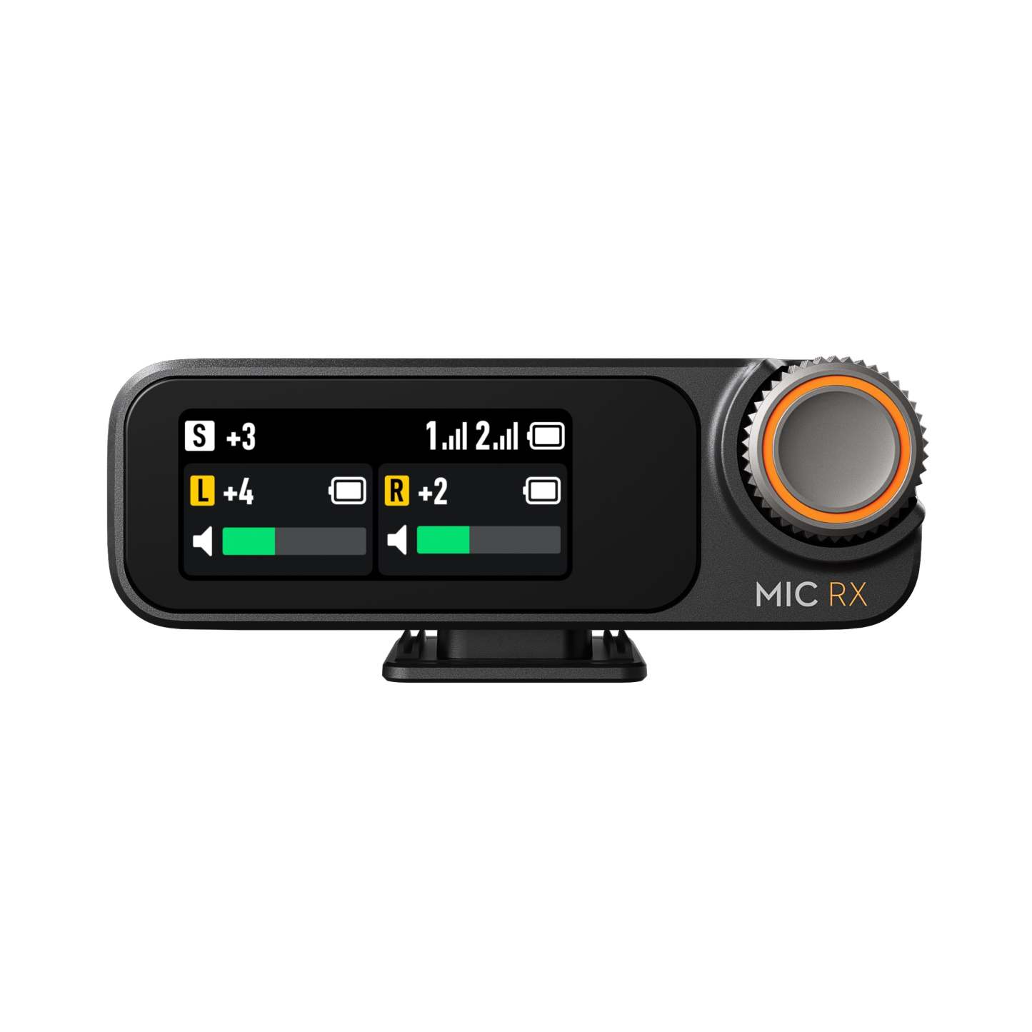 DJthtI Mic 2 2-Person Compact Digital Wireless Microphone System/Recorder 2.4 GHz - 2 TX + 1 RX