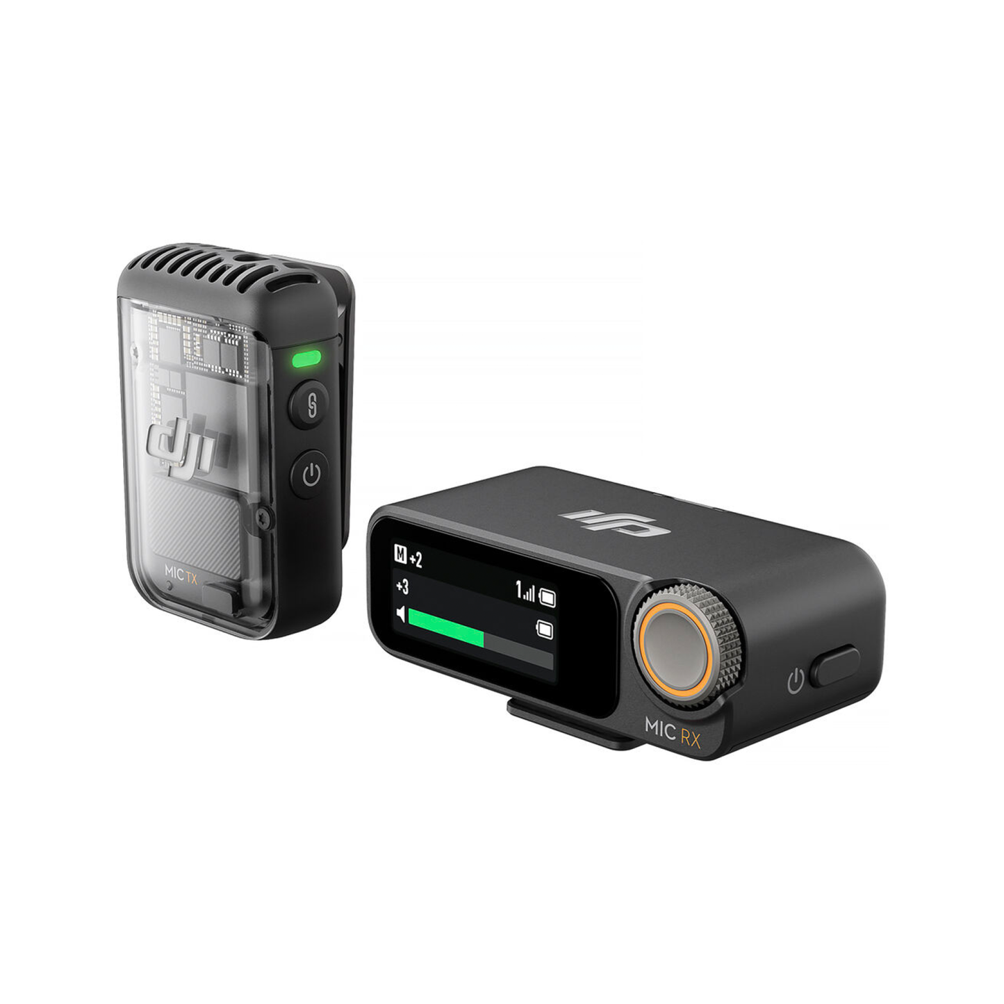 DthtJI Mic 2 Compact Digital Wireless Microphone System/Recorder 2.4 GHz - 1 TX + 1 RX