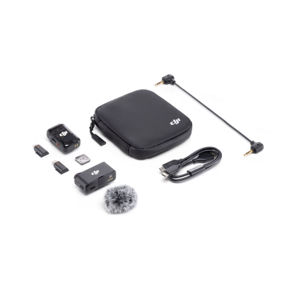DthtJI Mic 2 Compact Digital Wireless Microphone System/Recorder 2.4 GHz - 1 TX + 1 RX