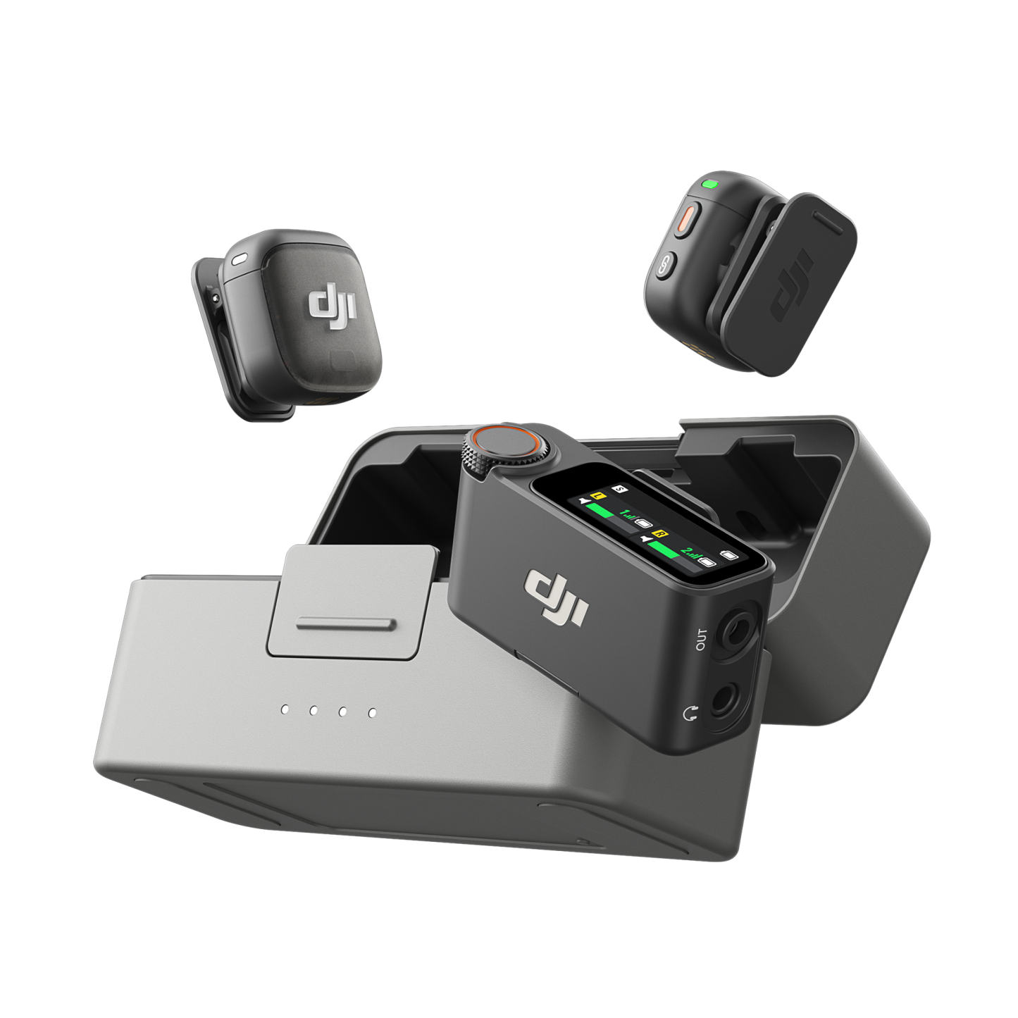 DthtJI Mic 3 (2TX + 1RX + Charging Case)