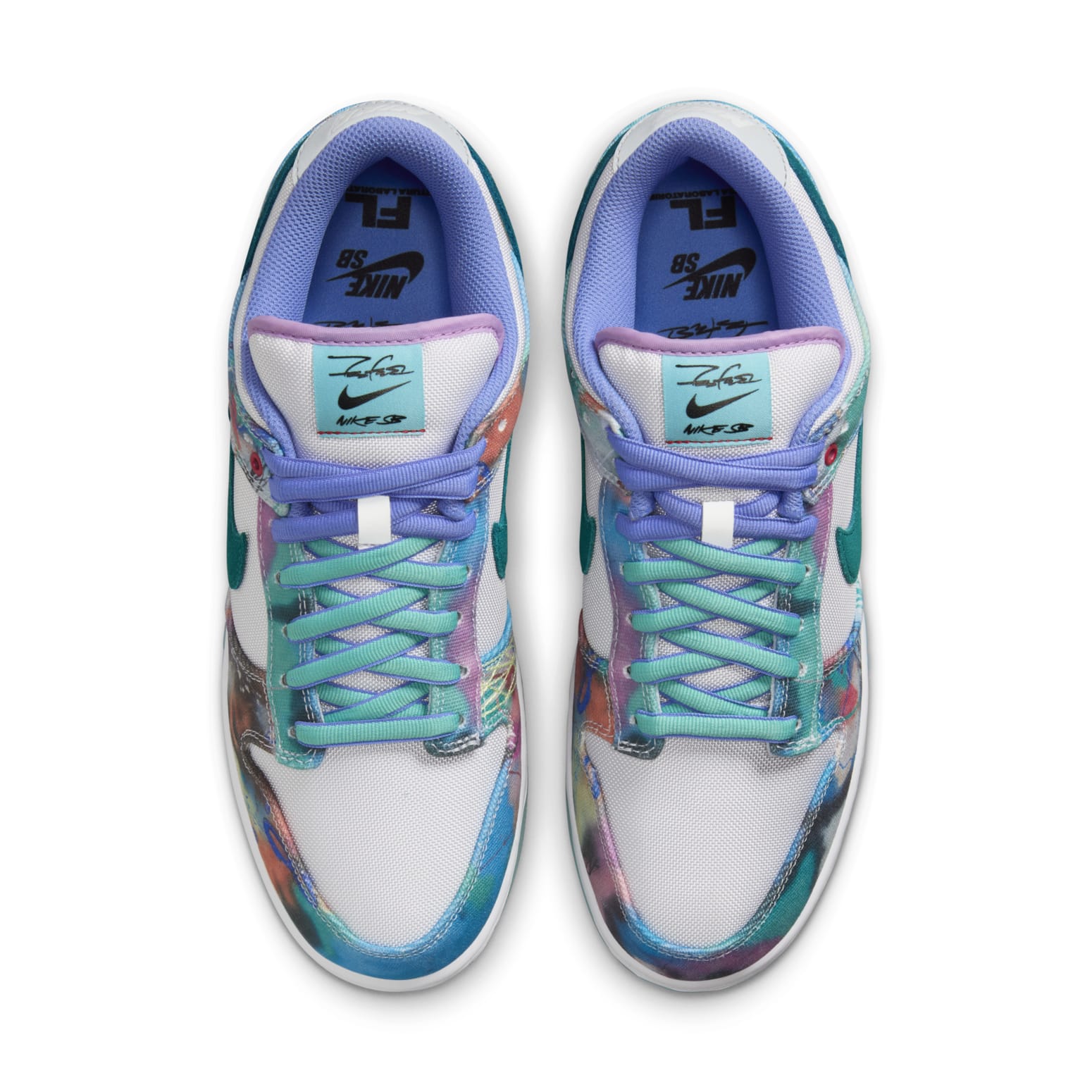 nithtke x Futura Laboratories SB duthtnk Low ��Bleached Aqua��