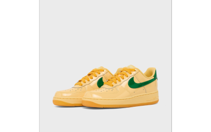    New Sold Out Nithtke Wmns Air Force 1 Low Patent Leather "Topaz Gold"