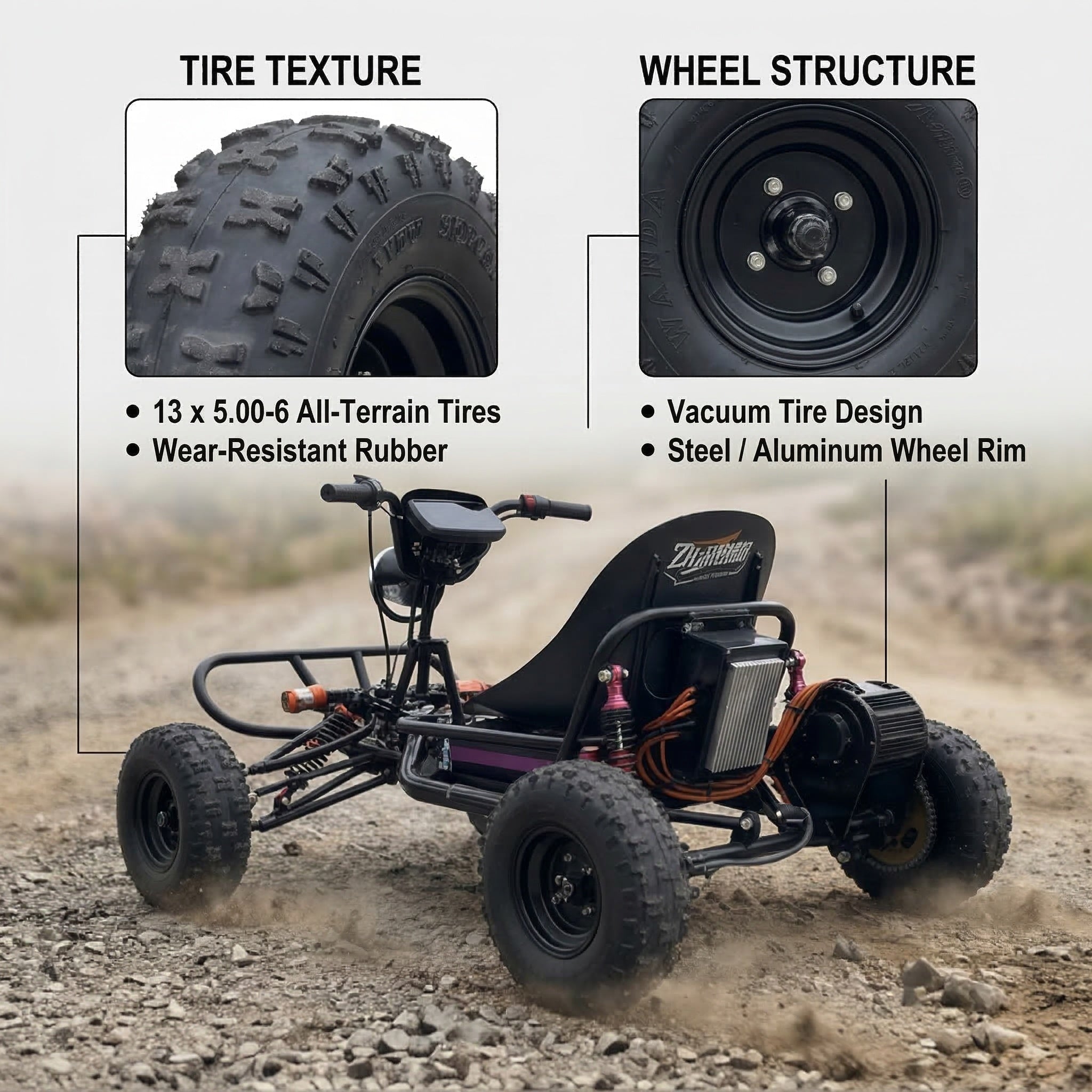 72V 3000W “Little Mountain Leopard” (Peak 25kW), 18S 52Ah,