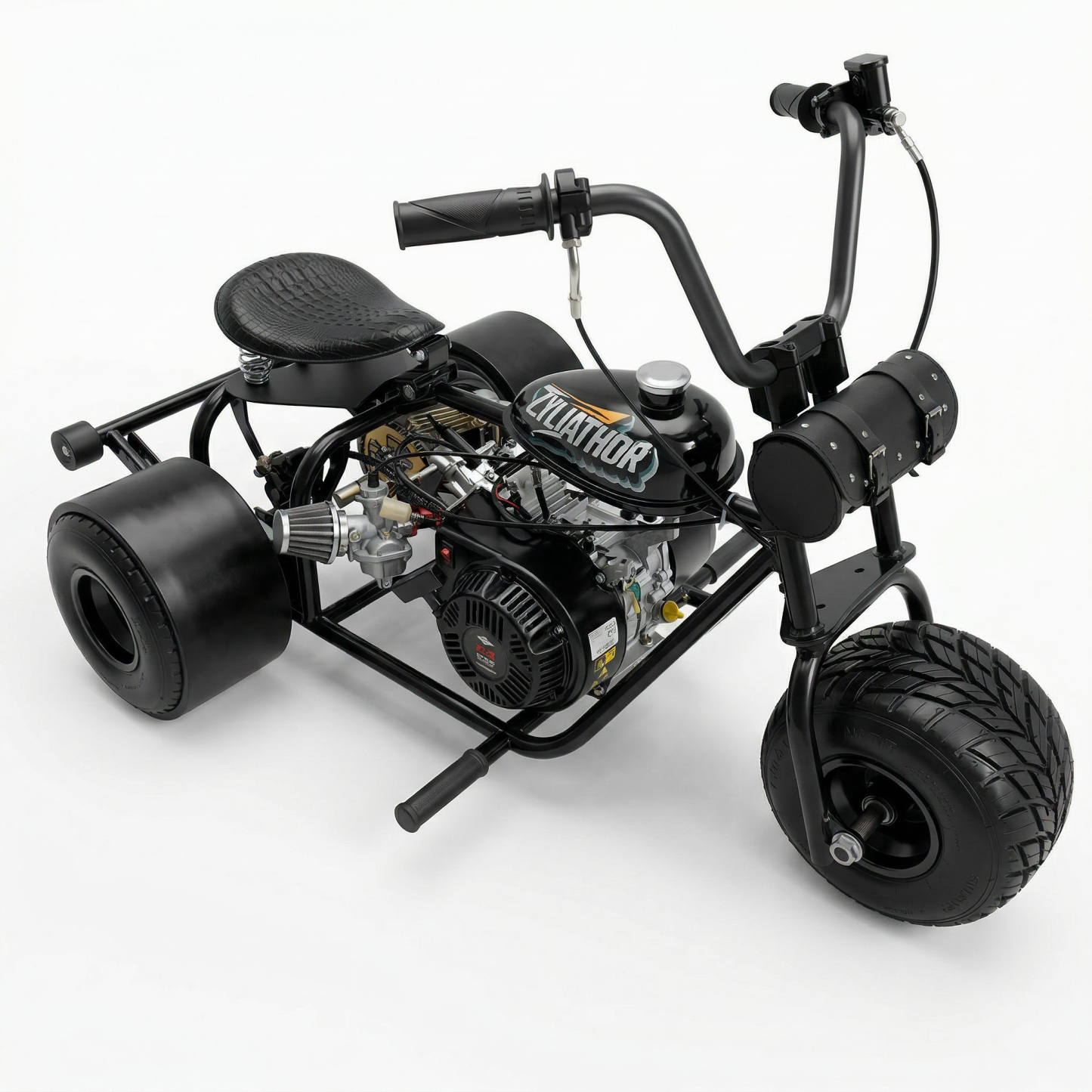208cc Gas Mini Off-Road Trike Motorcycle CVT, 31MPH Drift Trike Bike