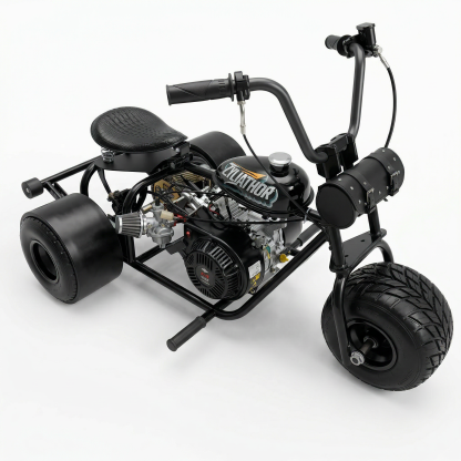 208cc Gas Mini Off-Road Trike Motorcycle CVT, 31MPH Drift Trike Bike