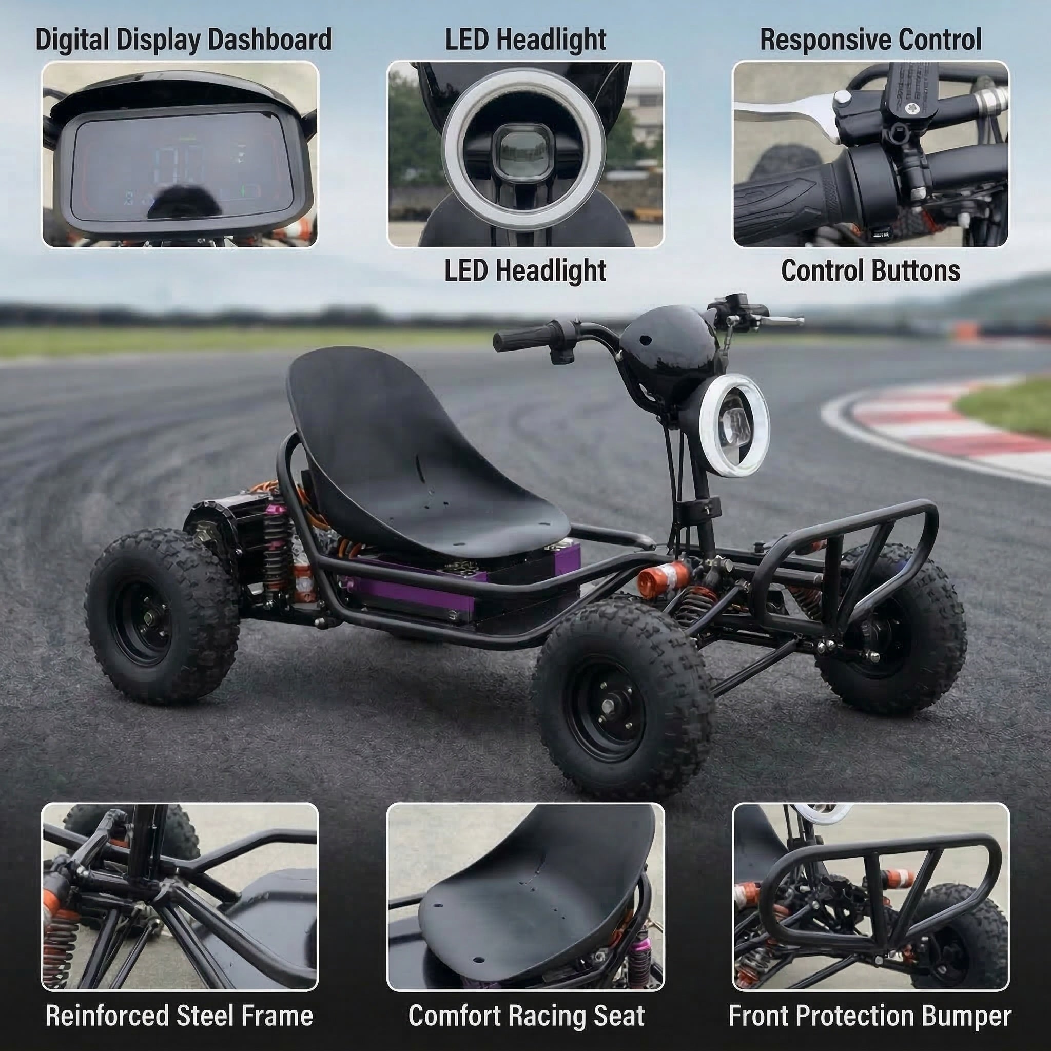 72V 3000W “Little Mountain Leopard” (Peak 25kW), 18S 52Ah,