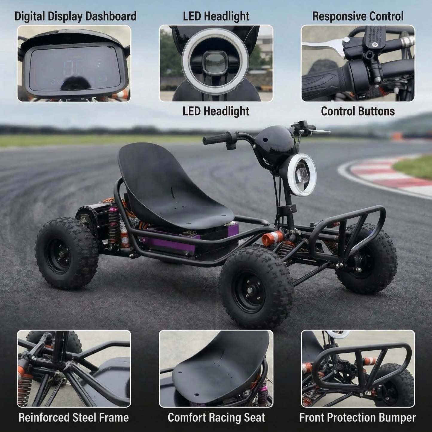 72V 3000W “Little Mountain Leopard” (Peak 25kW), 18S 52Ah,