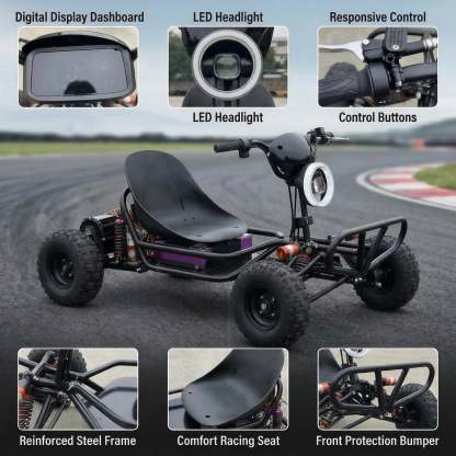 72V 3000W “Little Mountain Leopard” (Peak 25kW), 18S 52Ah,