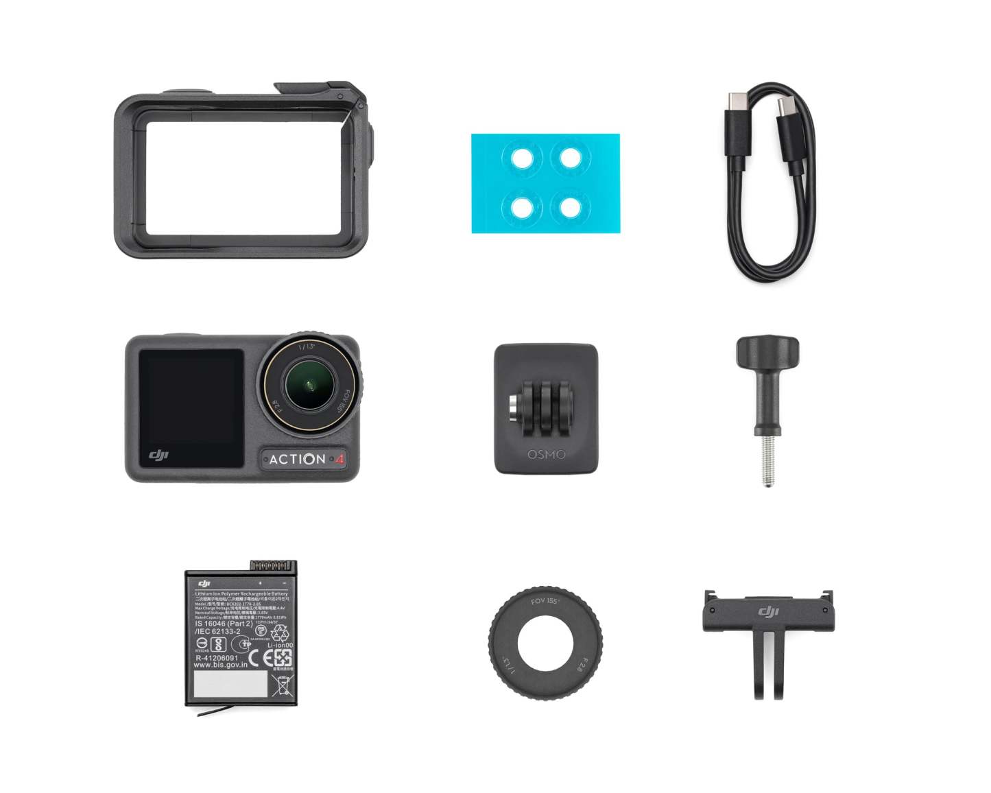 DJthtI Osmo Action 4 Standard Combo