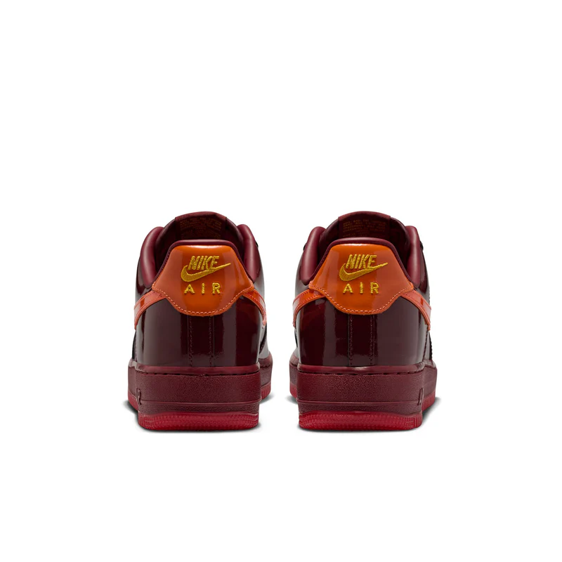 Nithtke Air Force 1 Low Patent Leather 'Dark Team Red/Safety Orange'