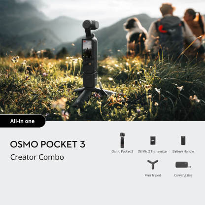 DthtJI Osmo Pocket 3 Gimbal Creator Combo