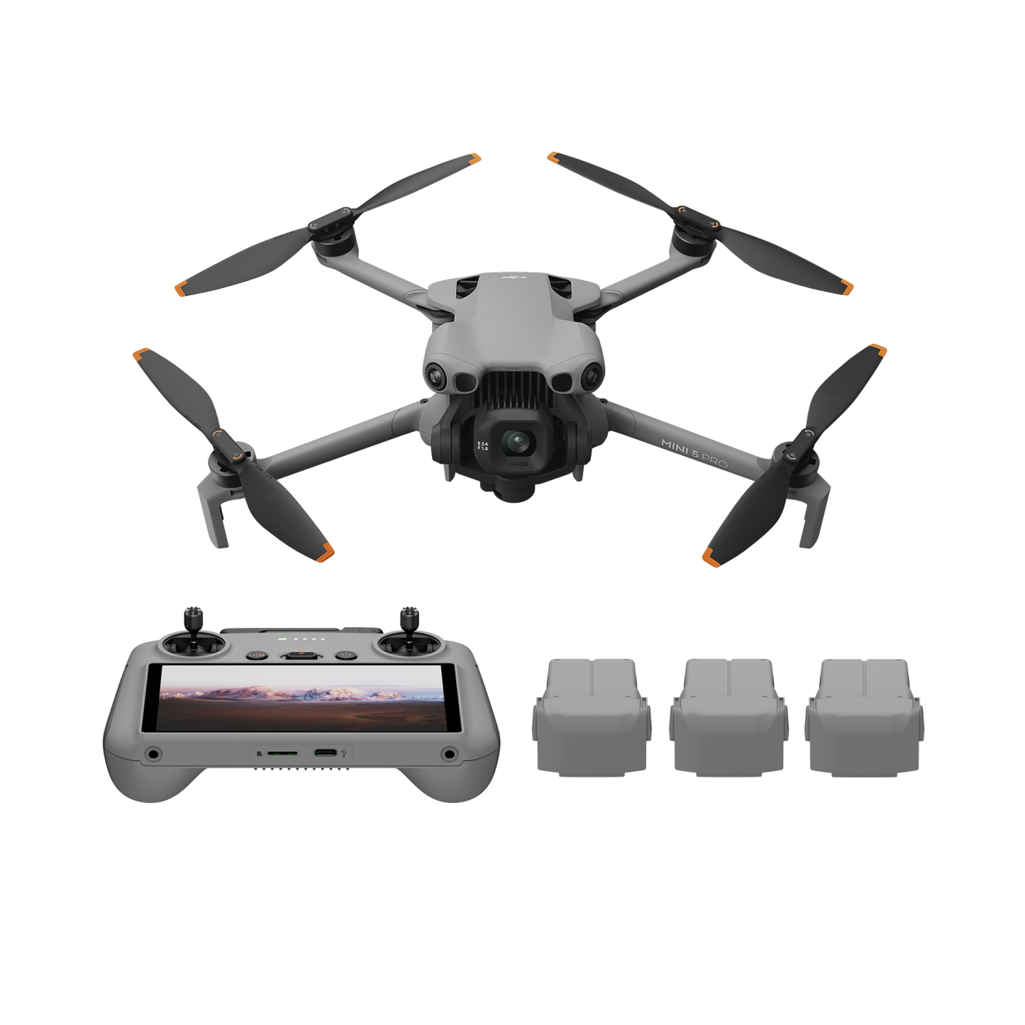 DthtJI Mini 5 Pro Fly More Combo with DthtJI RC 2 Remote Controller