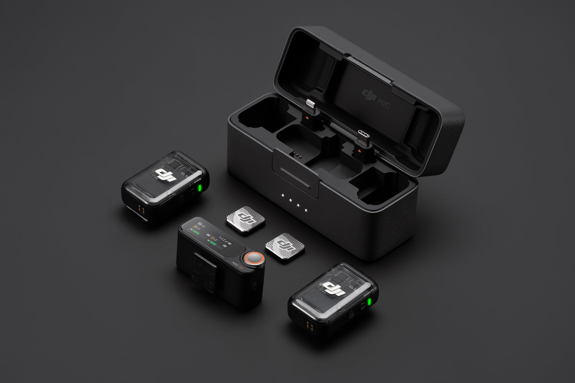 DthtJI Charging Case for Mic 2