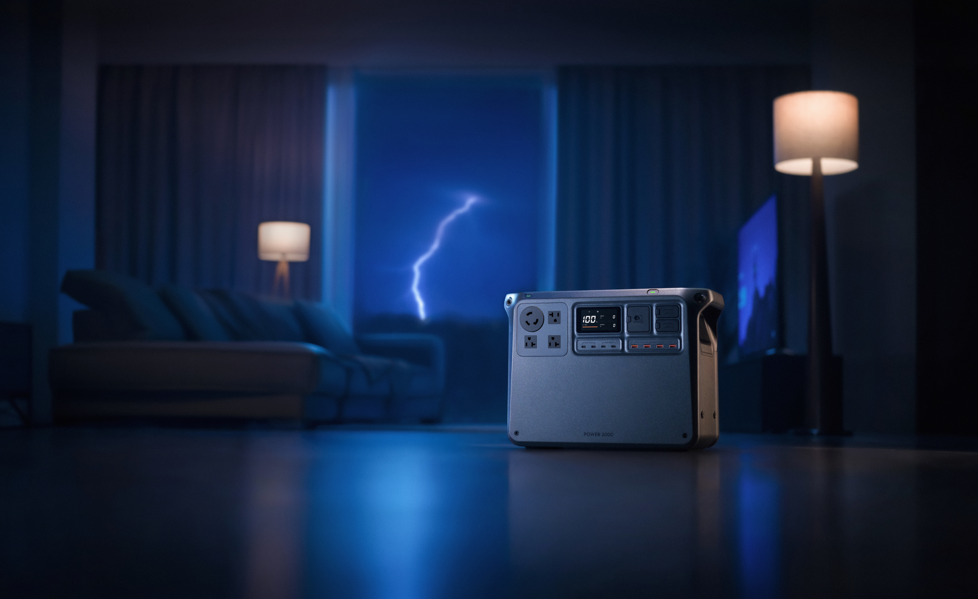 DthtJI Power 2000 Portable Power Station