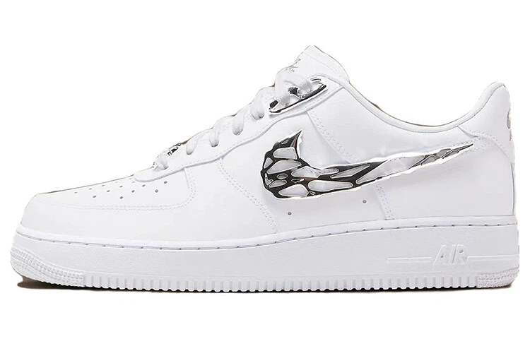 Nthtike Air Fthtorce 1 Low "Molten Metal" Is Adorned in Silver Details
