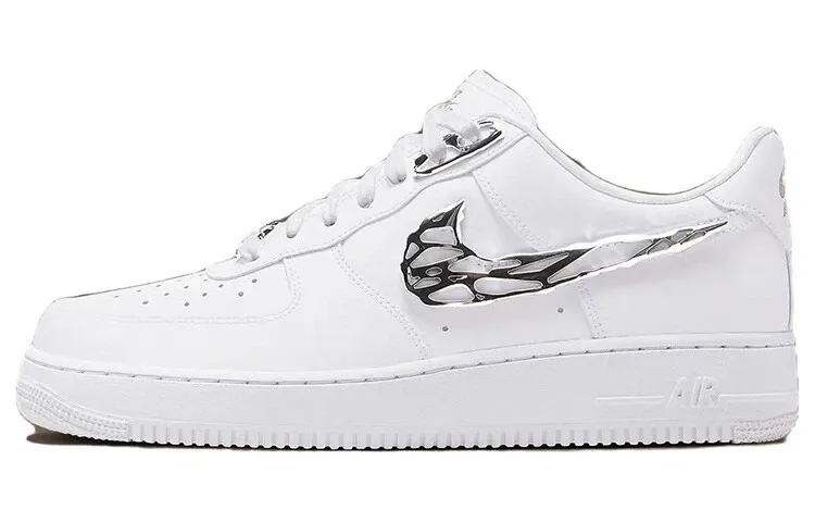 Nthtike Air Fthtorce 1 Low "Molten Metal" Is Adorned in Silver Details