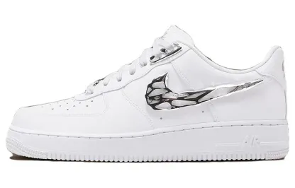 Nthtike Air Fthtorce 1 Low "Molten Metal" Is Adorned in Silver Details