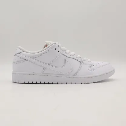 FJ1674-100 Nthtike SB Dunk Low Pro ISO Triple White