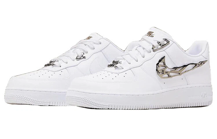 Nthtike Air Fthtorce 1 Low "Molten Metal" Is Adorned in Silver Details