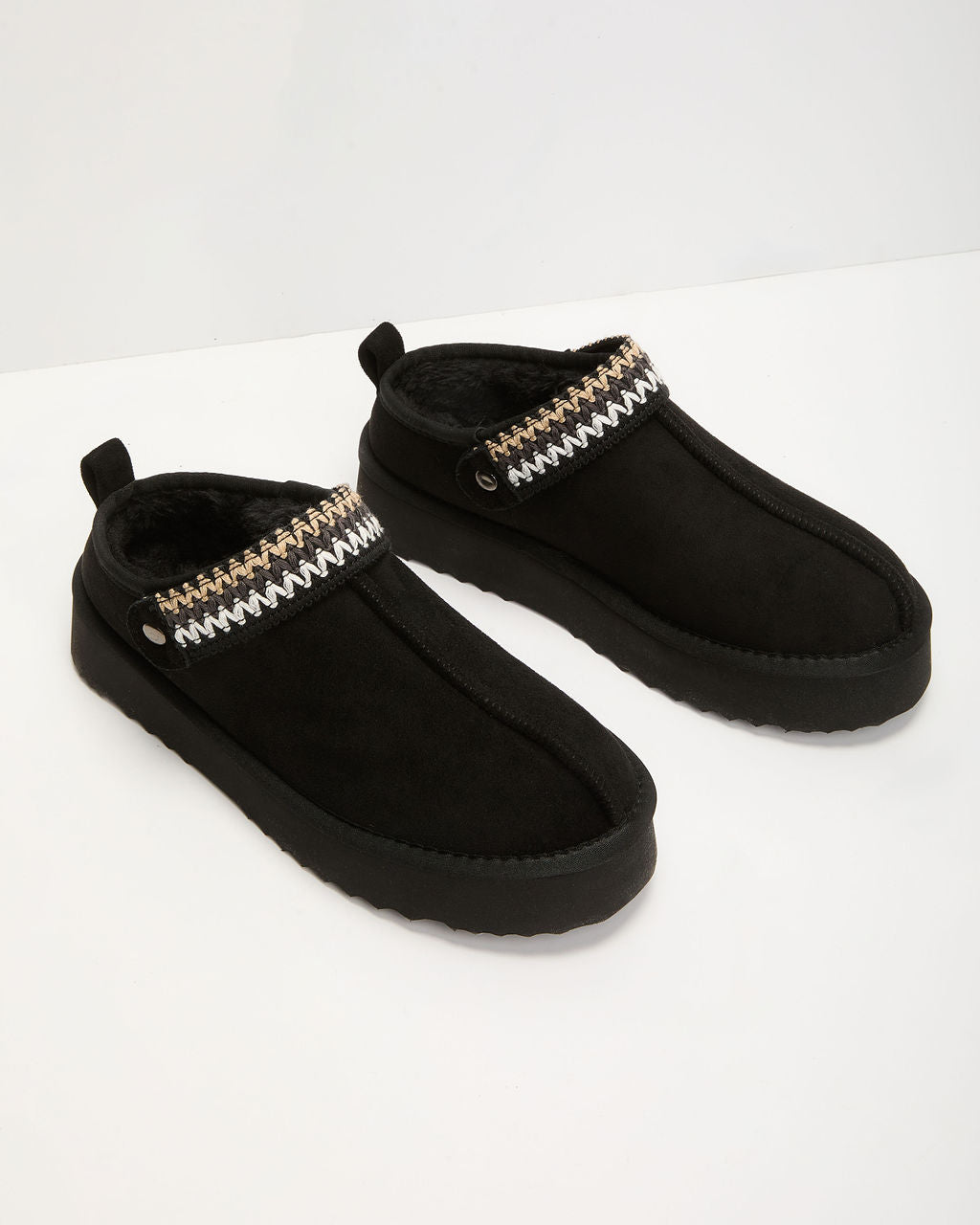 Selena Platform Slippers-Vogue Logic