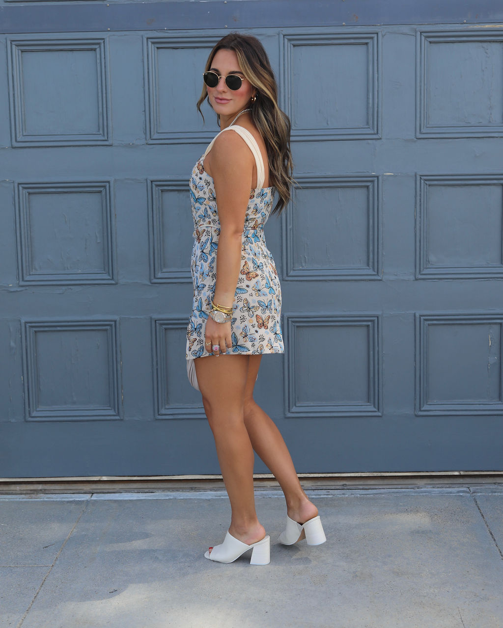 Roam Free Butterfly Corset Crop Top-Vogue Logic