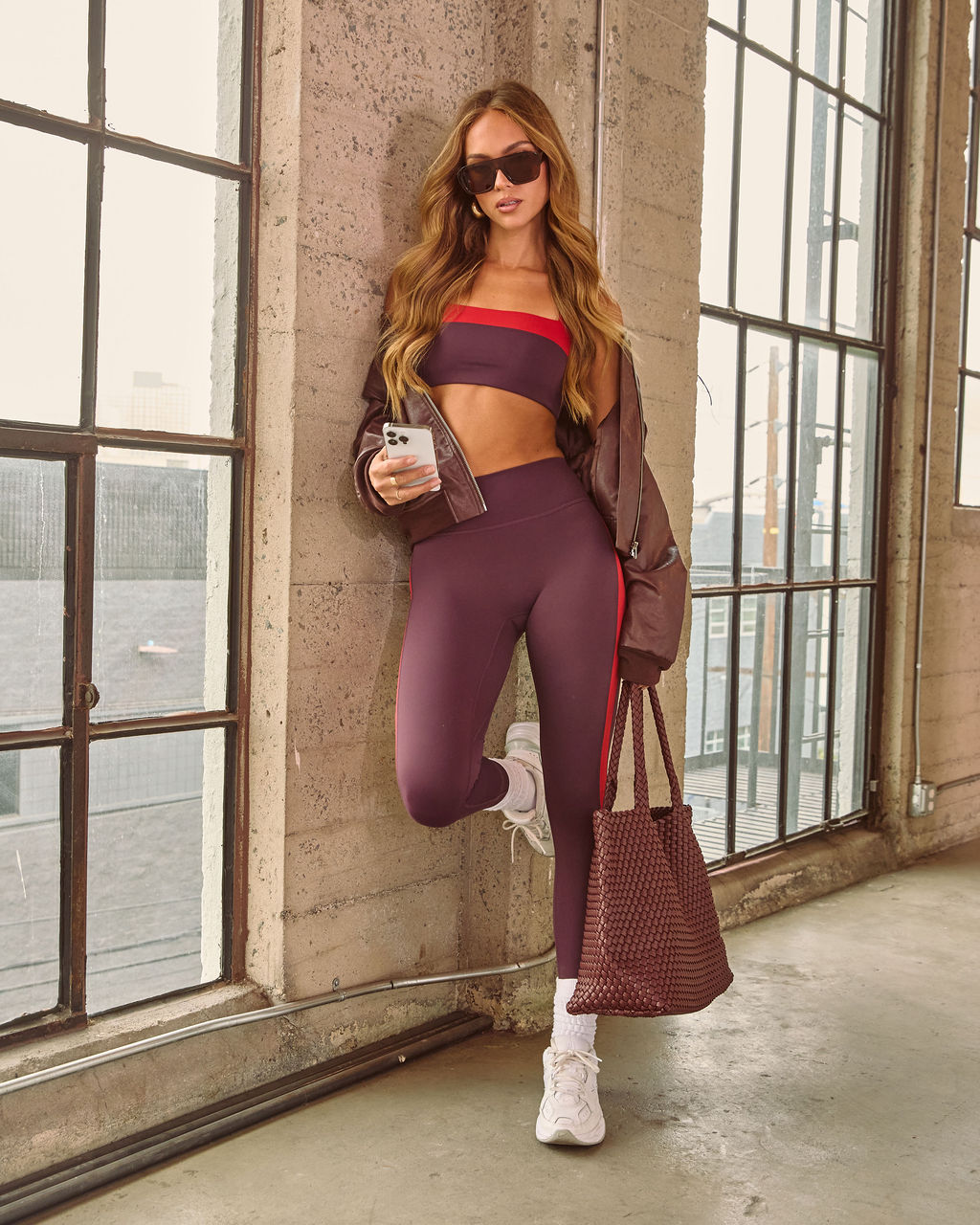 Free Flow Colorblock Sports Bra-Vogue Logic